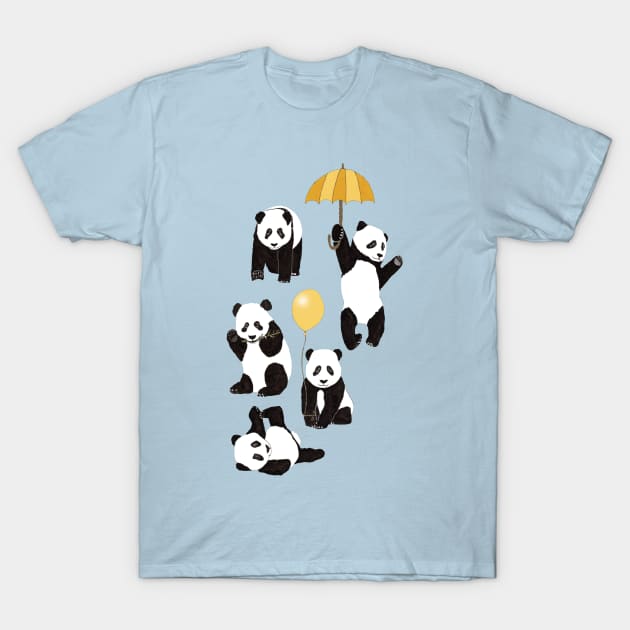 Panda Play T-Shirt by tangerinetane